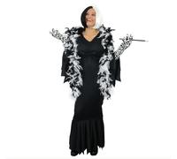 Evil Dog Lady Costume With Bob Wig I Love Fancy Dress Black XXL