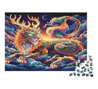 Evil Dragon 1000 Piece Jigsaws Featuring Artistic Design Favourites Jigsaw As Anti-stress Puzzles for Digital Detox Activities 70x50cm/1000pcs
