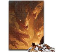 Evil Dragon 1000 Pieces Jigsaw Puzzles For Teens And Adults, Help The Brain Exercise Addictive Toys to Cultivate Patience Perfect Decoration 26x38cm