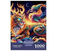 Evil Dragon 1000pcs Animation Paper Jigsaw Puzzle 100% Recycled Cardboard Puzzle Educational Games for Adults And Kids 70x50cm/1000pcs