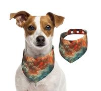 Evil Dragon Reversible Cotton Dog Bandanas - Adjustable Small Large Dog Drool Bib For Birthday Wedding - Double Side Print