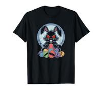 Evil Easter Bunny Scary Horror Rabbit Red Eyes Monster T-Shirt