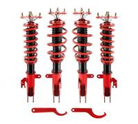 EVIL ENERGY Coilovers Compatible for Lexus ES300 1992-2001, Height Adjustable Coilovers Lowering Kit for Comfortable Ride, Red