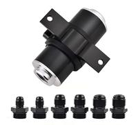 EVIL ENERGY Inline Fuel Filter 100 Micron with 6AN 8AN 10AN Adapter&Bracket Clamp 50MM Universal
