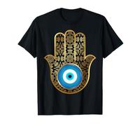 Evil Eye Amulet Hamsa Hand Mandala T-Shirt