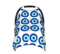 Evil Eye Baby Car Seat Cover Soft Baby Nursing Cover Infant Carseat Stroller Cover for Girls and Boys