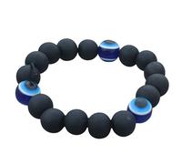 Evil Eye Beaded Bracelet - Handmade Protection Charm with Blue Nazar Beads | Unisex Adjustable Evil Eye Jewelry for Men & Women | Warding Off Negative Energy | Stylish Spiritual Gift Accessory