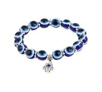 Evil Eye Beads Bracelet, Evil Eye Bracelets - Fashion Bracelet for Men, Good Luck Bracelet for the Blessing of Protection, Blue Eye Bead Charm Bracelet, Se référer au descriptif, Resin, Refer to