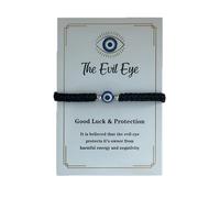 Evil Eye Bracelets for Men and Women, One Size, Braided Chain, no gemstone