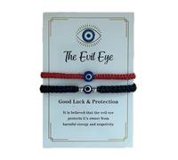 Evil Eye Bracelets for Men and Women, One Size, Braided Chain, no gemstone