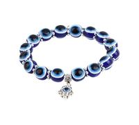 Evil Eye Bracelets, Good Luck Protection Bracelet, Blue Eye Bead Bracelets, Stylish Unisex Jewelry Adjustable Wrist Chain Sturdy Materials for Daily Wear Gift Festivals Spiritual Protection Use