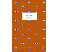 Evil Eye Burnt Orange Diary Journal - 140 Ruled Pages, 5.25 x 8 inches