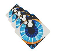 Evil Eye Car Air Freshener Cards for Women Men 4 Pack Cute Car Accessories Long Lasting Scent Car Diffuser Hanging Auto Aromatherapy Tablets Car Fresheners Gifts
