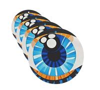 Evil Eye Car Air Freshener Cards for Women Men 4 Pack Cute Car Accessories Long Lasting Scent Car Diffuser Hanging Auto Aromatherapy Tablets Car Fresheners Gifts