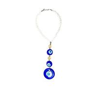 Evil Eye Car Hanging Ornament, Turkish Evil Eye for Rear View Mirror Accessories, Car Accessories Interior Aesthetic, Suitable for Rear View Mirror, Balcony, Window, Home Decor