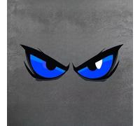 Evil Eye Car Stickers Waterproof PVC Decals Red Blue Yellow Purple 4-Pack | Vibrant colors boost car style Simple peel and suits mirrors glass doors and sides Longlasting for all weather