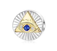 Evil Eye Charms for Pandora Charms Evil Eye with Pyramid