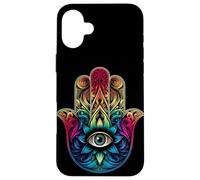 Evil Eye Curse Protection Hand of Hamsa Seeing Eyes Evil Eye Case for iPhone 16 Plus