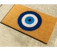 Evil Eye Doormat, Positive Vibes, Outdoor Rug, Welcome Mat, Housewarming Gift, 16x24 Inch Doormat