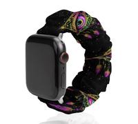 Evil Eye Dream-catcher Scrunchie Watch Band Strap Wristbands Compatible with IWatch 42mm/44mm