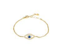 Evil Eye Elliptical Bracelet Blue Gold Latelita White One Size