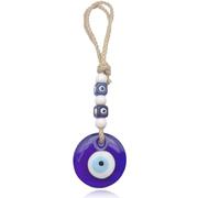Evil Eye,Evil Eye Charm,Lucky Charms Turkish Eyes Wall Hanging Decoration Car Blue-Eyes Featuring Glass Pendant Ornament Kit Good Luck Amulet Jewelry Suit for Lovers,Family,Friends,Colleagues(5cm)