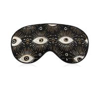 Evil Eye Fashion Sleep Eye Mask Soft Covers for Sleeping with Adjustable Strap