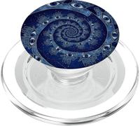 Evil Eye Hamsa Hand Spiral Spiritual Protection Boho Art PopSockets PopGrip for MagSafe