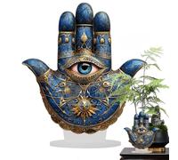 Evil Eye Hand, 2D Wall Decor, Meditation Symbol Art, Lightweight Design with Sacred Geometry Pattern for Visual Appeal, Easy Hanging Installation, for Home Living Room Bedroom Wedding Decoration