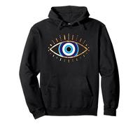 Evil Eye Hoodie Eyelashes Greek Eye Evil Spirit Protection Pullover Hoodie
