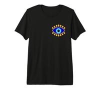 Evil Eye in Blue Golden Nazar Protection as Boho Spiritual Premium T-Shirt