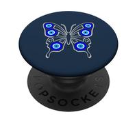 Evil Eye in Butterfly Art with Mystic Symbol for Women Girls PopSockets Adhesive PopGrip