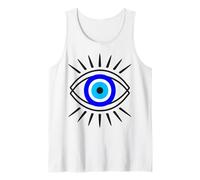 Evil Eye in Nazar Symbol Graphic: A Modern Spiritual Art Tank Top