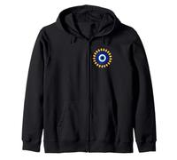 Evil Eye is Nazar Amulet Graphic a Greek Protection Charm Zip Hoodie