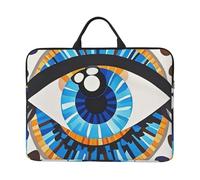 Evil Eye Laptop Case Sleeve 14 inch Shockproof Protective Notebook Case Travel Laptop Bag with Handle Waterproof Computer Cover Briefcase Handbags for Men Women