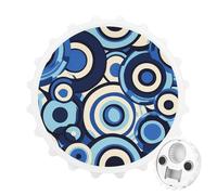 Evil Eye Modern Geometric Circles Magnets Bottle Opener Cute Fridge Magnets Beer Opener Refrigerator Magnets Decor