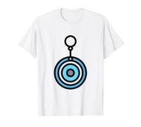 Evil Eye Nazar Amulet Protection Good Luck Value Graphic T-Shirt, Men, White, L