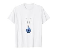 Evil Eye Nazar Amulet Protection Good Luck Value Graphic T-Shirt, Men, White, S