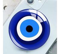 Evil Eye Phone Grip - Cute Glass Boho Chic Style Phone Holder Stand Compatible with iPhone, Tablet and Kindle, Blue Crystal Cellphone Accessories for Girls Women