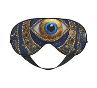 Evil Eye Print Lightweight Sleep Mask Breathable Light-Blocking Travel Yoga Outdoor Adventures