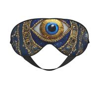 Evil Eye Print Lightweight Sleep Mask Breathable Light-Blocking Travel Yoga Outdoor Adventures