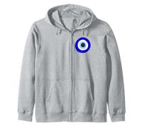 Evil Eye Protection is a Nazar Amulet Graphic for Women Zip Hoodie