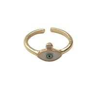 Evil Eye Ring, Oracle, White