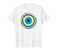Evil Eye Shirt Gr ye Nazar Protection Amulet Value Graphic T-Shirt, Men, White, M