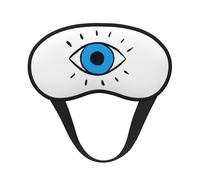 Evil Eye Sleep Mask for Side Sleeper, Eye Mask Sleeping for Women Men,for Sleeping with Elastic Band
