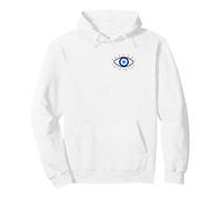 Evil Eye Symbol for Protection a Minimalist Nazar Design Pullover Hoodie
