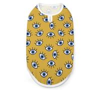 Evil Eye Symbols Pet Printed Clothes,Pet T Shirts,Cool Puppy Shirts for Small,Medium And Large Pet Dogs Cats 2XL