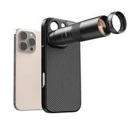 Evil Eye TeleMacro Pro 10X Telephoto Lens & Macro Lens for Mobile Phones, 10X Zoom + 10X Macro, Ultra Light, Multi-Layer & ED Lens, Custom Phone Cases, Compatible with iPhone 16 Pro Max