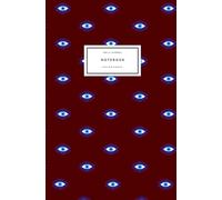 Evil Eye Texas Maroon Diary Journal - 140 Ruled Pages, 5.25 x 8 inches