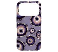 Evil Eye Turkish Arabesque Eyeball Pattern in Purple Case for iPhone 17 Pro